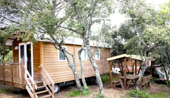 Mietunterkunft - Roulotte Klimatisiert - 2 Ch - 26.08M² / Zikade, Grille, Distelfink, Meise - Camping Les Chênes