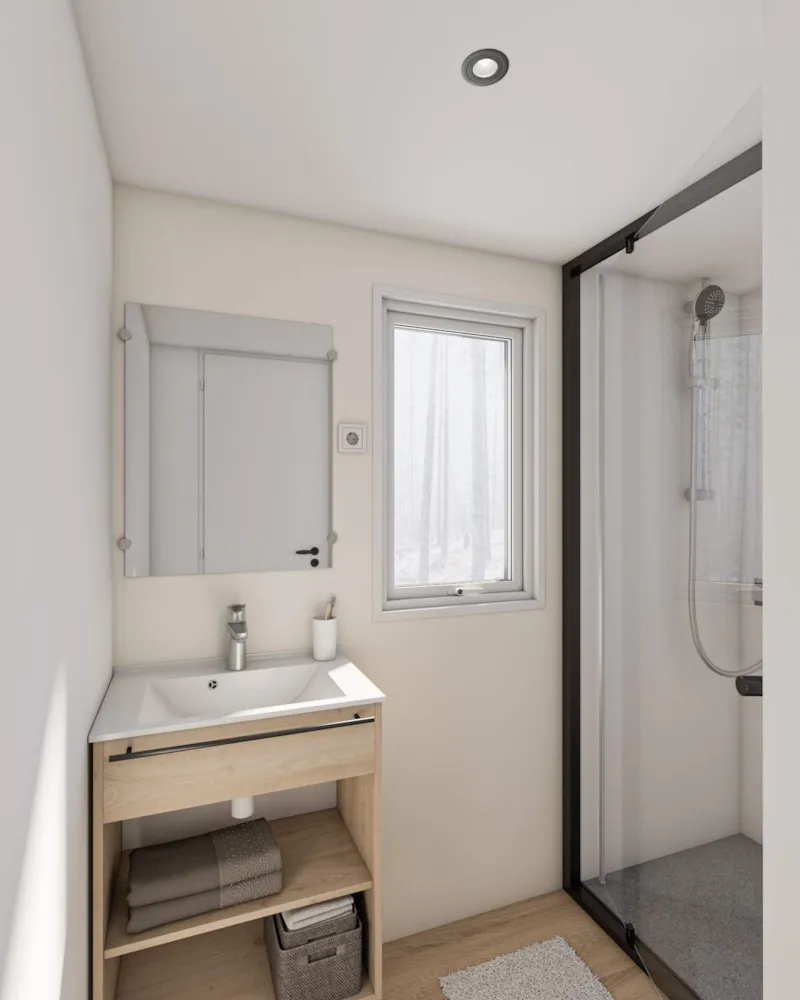 Mobil Home Premium Climatisé - Tv - Lave Vaisselle - 1 Ch - 20M²/ Santoline