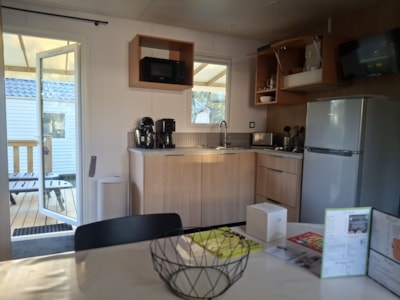 MOBIL HOME Comfort Plus Air-conditioned - TV - 2 bedrooms - 29.60m² / Aloe Vera
