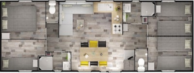 Classic 4 bedrooms / 2 bathrooms
