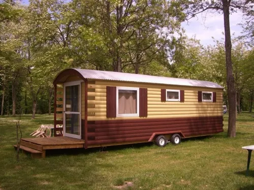 Location - Roulotte - Camping La Grivelière