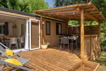 Mietunterkunft - Mobilheim Premium - 2 Schlafzimmer - ROMANEE Ferme de la Serraz