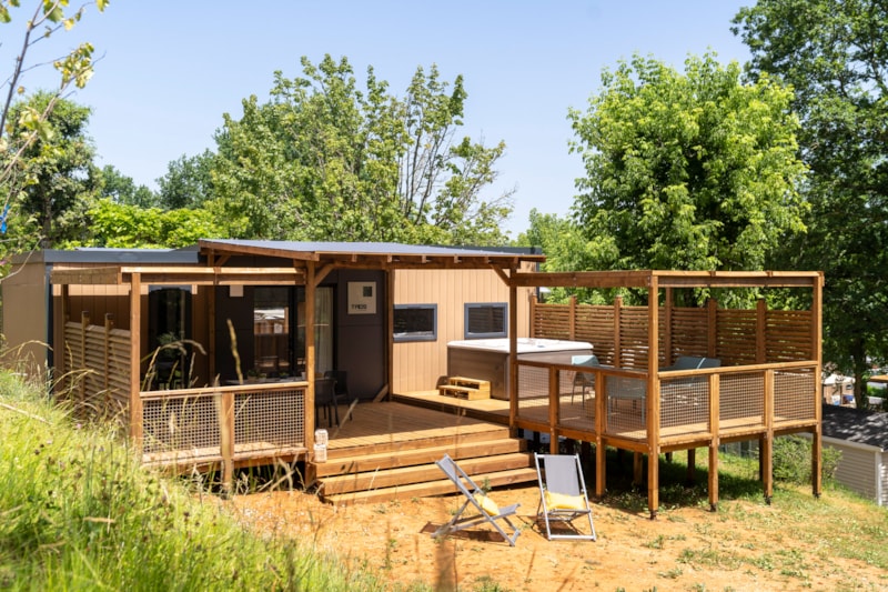 Mobil home Exclusif 3 chambres jacuzzi
