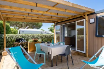 Mietunterkunft - Mobilheim Premium - 1 Schlafzimmer - ROMANEE Ferme de la Serraz