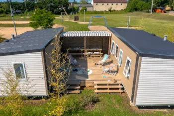 Mietunterkunft - Mobilheim Exklusiv - 3 Schlafzimmer - 3 Badezimmer - Tribu - Spa - ROMANEE Ferme de la Serraz