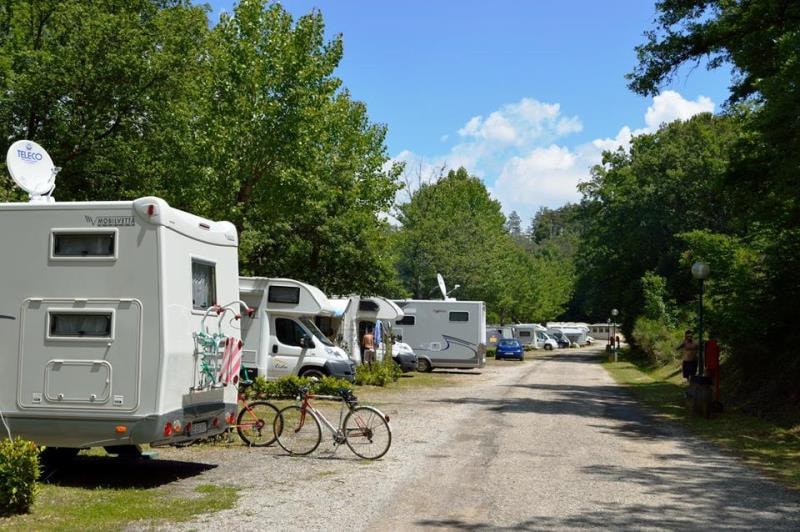 Stellplatz für Zeltanhänger