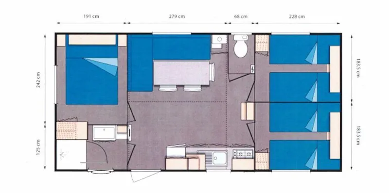 Mobil Home Avec 3 Chambres