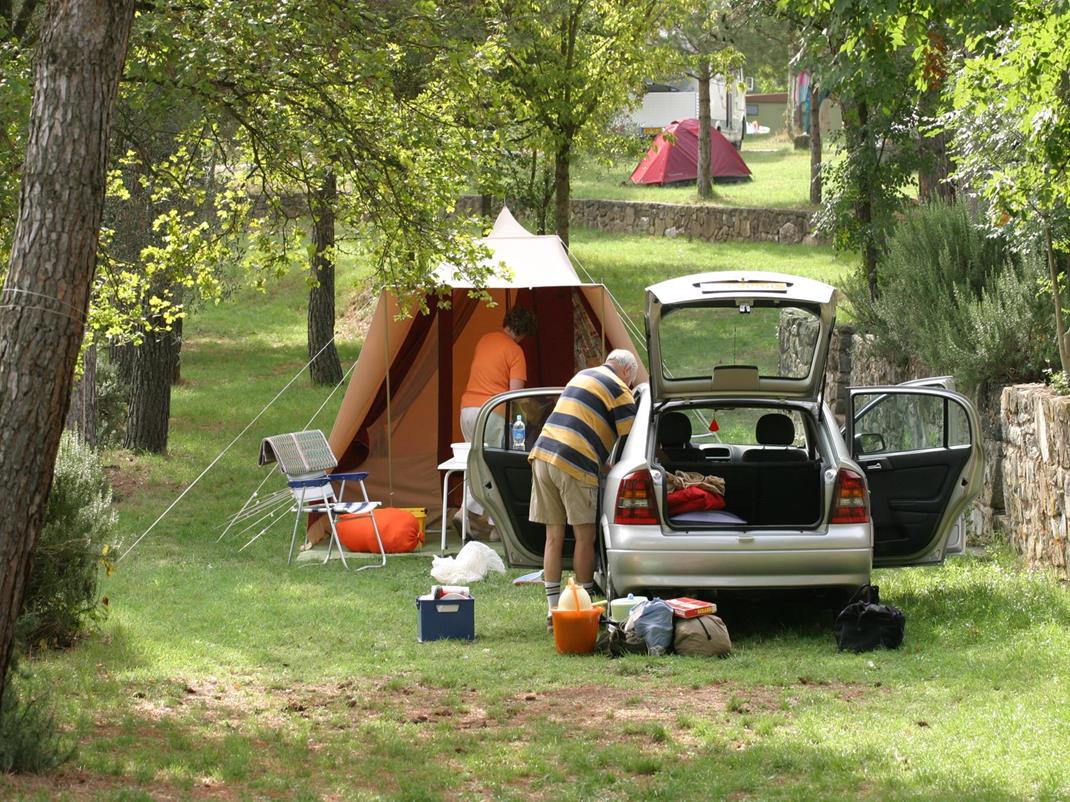Parcel·la - Ubicació Cotxe O Moto I Tenda De Campanya - Camping Village Internazionale Firenze