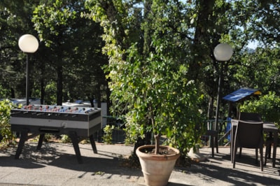 Place tent by foot — 3