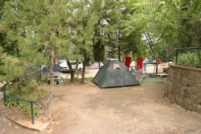 Pitch tent and car electricity included — 2