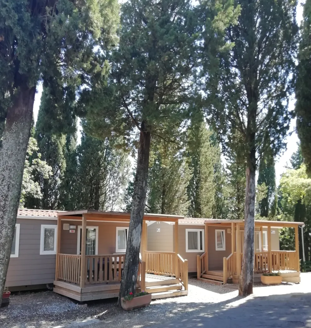 Location - Mobilhome Standard Pour 4 Personnes Maximum Bébé Compris - Camping Village Panoramico Fiesole
