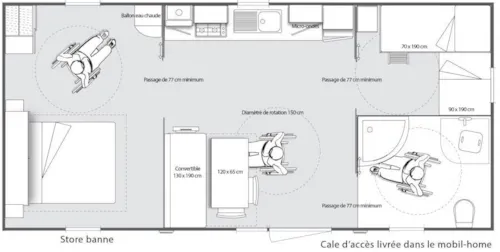 Huuraccommodatie(s) - Mobilhome Privilege Life - image n°6 - La Colombière