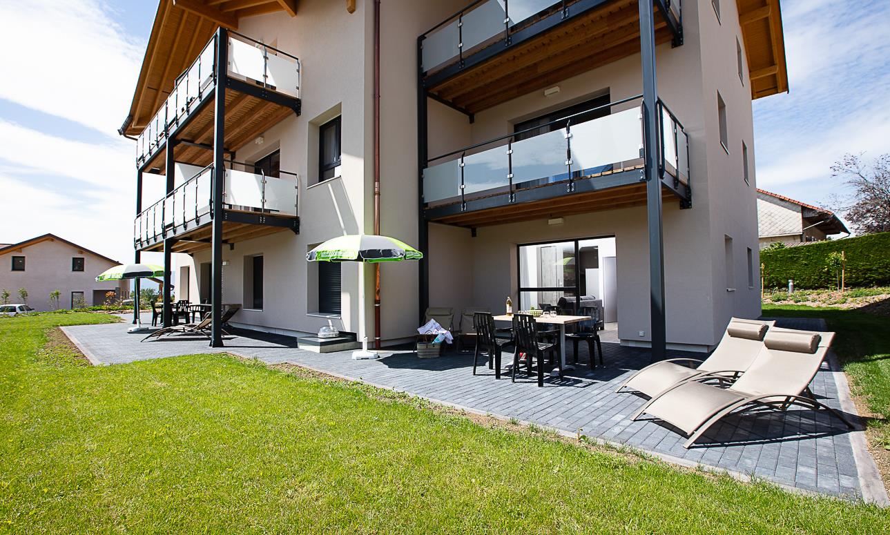 Huuraccommodatie - Appartement Premium Met Terras Résidence Les Cerisiers - Sites et Paysages La Colombière
