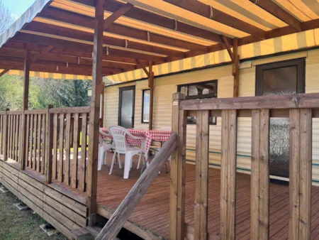 Location - Mobil-Home Côle - 2 Chambres - - Camping Le Lieu
