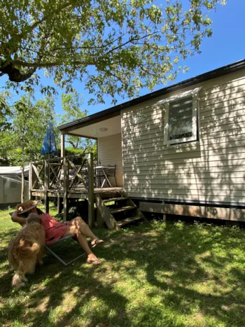 Mietunterkunft - Mobilheim 2 Zimmer + Terrasse - 28M² - Camping Le Pastural