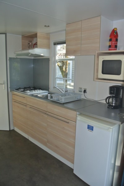 Mobile-home Standard 23 m² (2 bedrooms) with Half-covered terrace 7 m²