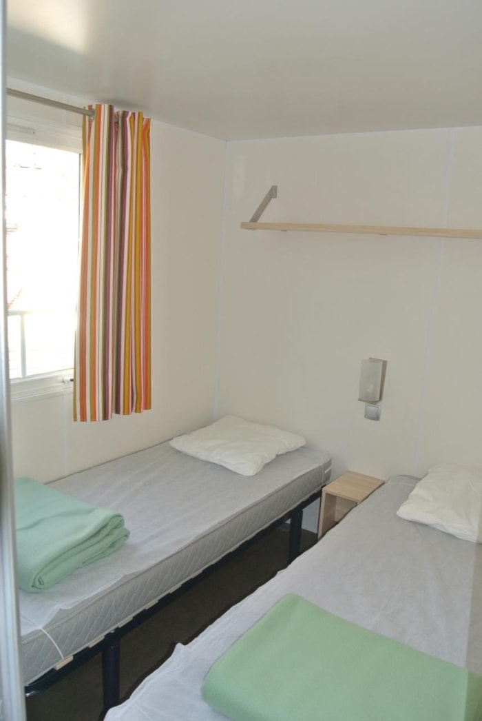 Mobil-Home Standard 23 M² (2 Chambres) Avec Terrasse Semi-Couverte 7 M²