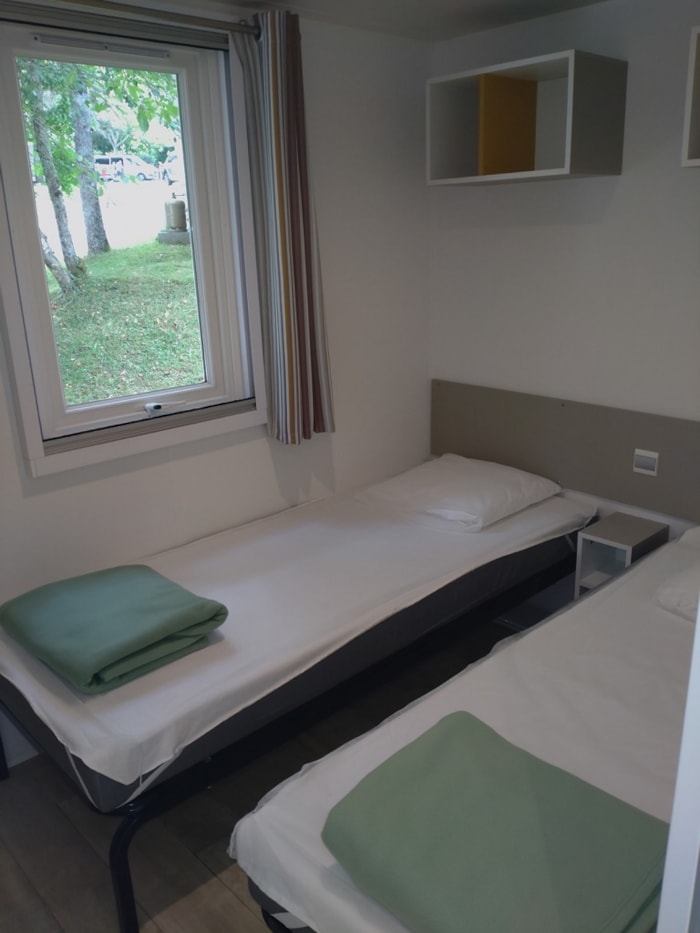 Mobil-Home Confort 24 M² (2 Chambres - Tv) Avec Terrasse Couverte 9 M²