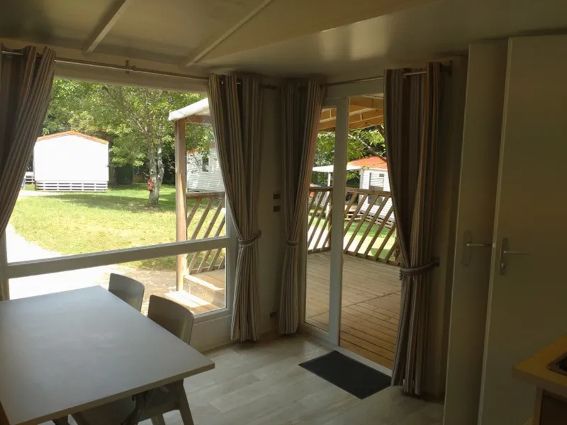 Mobil-Home Confort 24 M² (2 Chambres - Tv) Avec Terrasse Couverte 9 M²