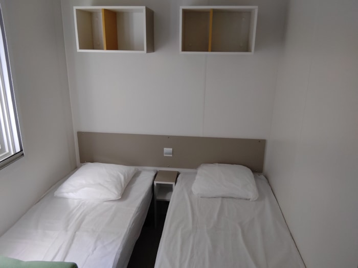 Mobil-Home Confort 28 M² (3 Chambres - Tv) Avec Terrasse Couverte 8 M²