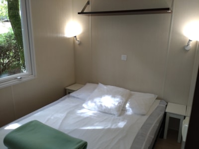 Mobile-home Standard 30 m² (3 bedrooms) with Half-covered terrace 15 m² + TV