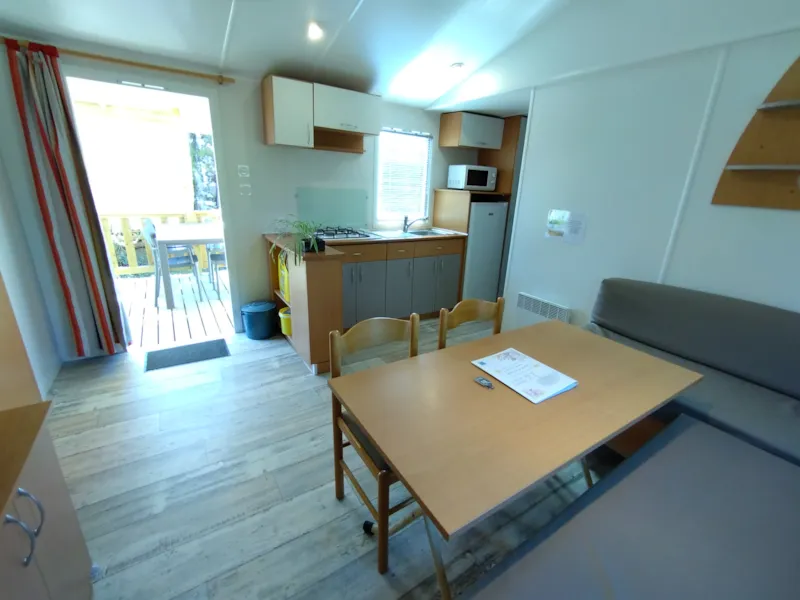 Mobil-Home Confort 30M² (2 Chambres-Tv) Avec Terrasse Couverte 11 M²