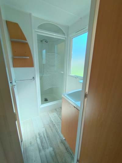 Mobile home Confort 30m² (2 bedrooms-TV) + covered terrace 11 m²