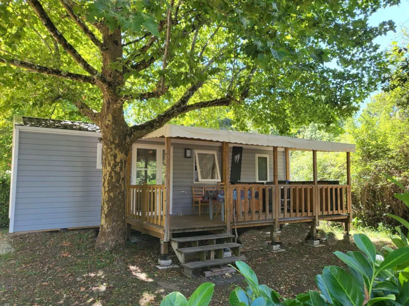 Mobil Home Premium 36M² / 2 Chambres - Climatisé - Terrasse Couverte