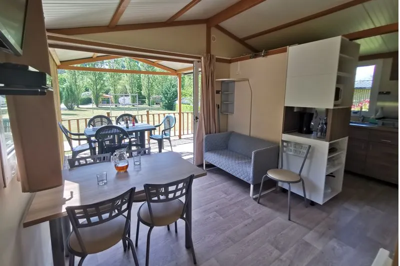 Chalet 25M² / 2 Chambres - Terrasse Couverte - Climatisation