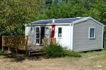 Mietunterkunft - Mobilheim 26M² / 2 Schlafzimmer - Terrasse 15M² - Camping Du Vieux Château