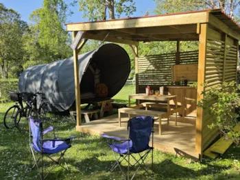 Location - L'alcôve - Prêt À Camper - Camping Du Vieux Château