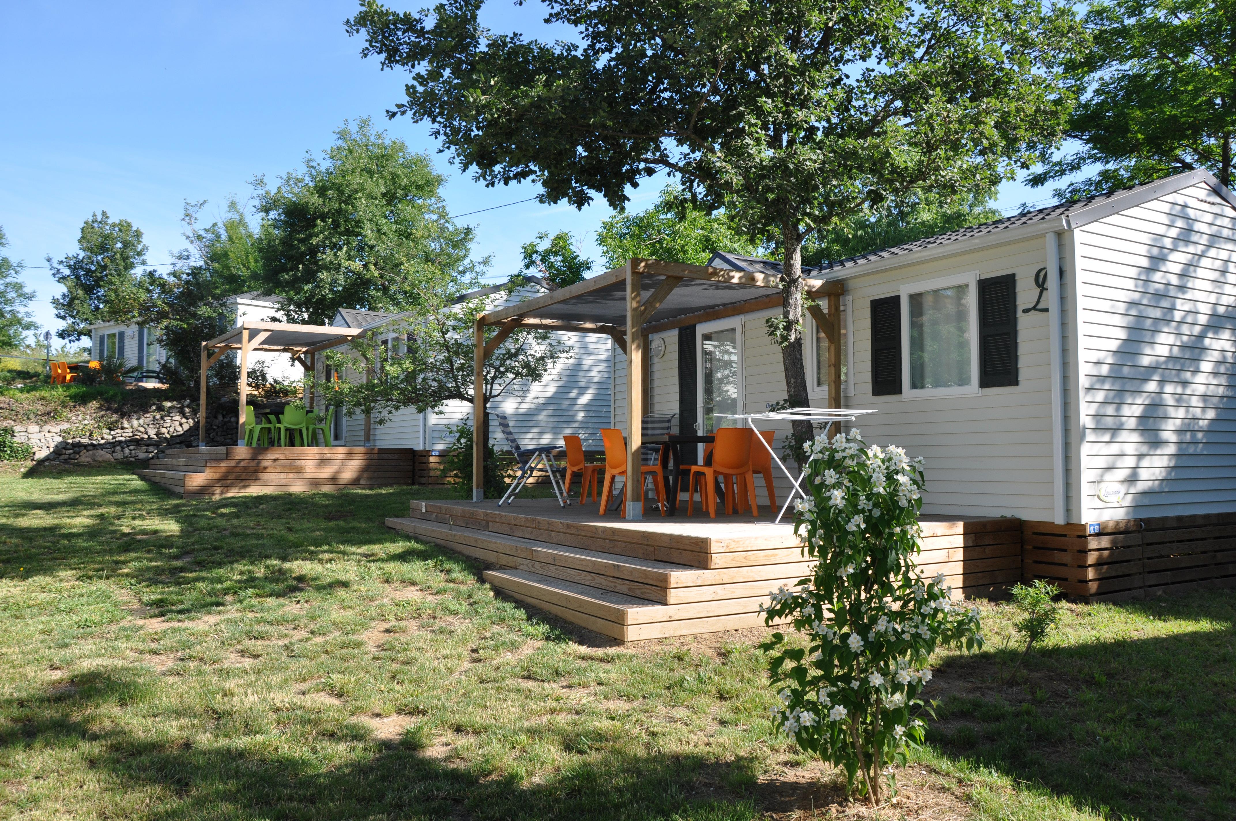 Accommodation - Family Mobile Home - 2 Bedrooms - 25M² With Bathroom / Secteur Jardins**** - CAMPING LA DIGUE