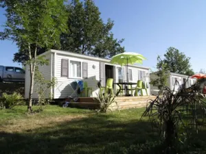 Locatif - Family XXL Mobile home - 3 bedrooms - 32m² with bathroom - CAMPING LA DIGUE