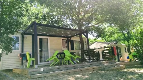 Mietunterkunft - Family Mobilheim - 2 Zimmer - 25M² Mit Sanitär / Secteur Jardins**** - image n°3 - CAMPING LA DIGUE