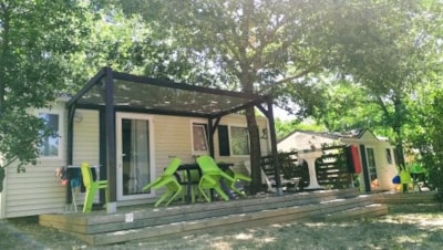 Family Mobile home - 2 bedrooms - 25m² with bathroom / Secteur Jardins****