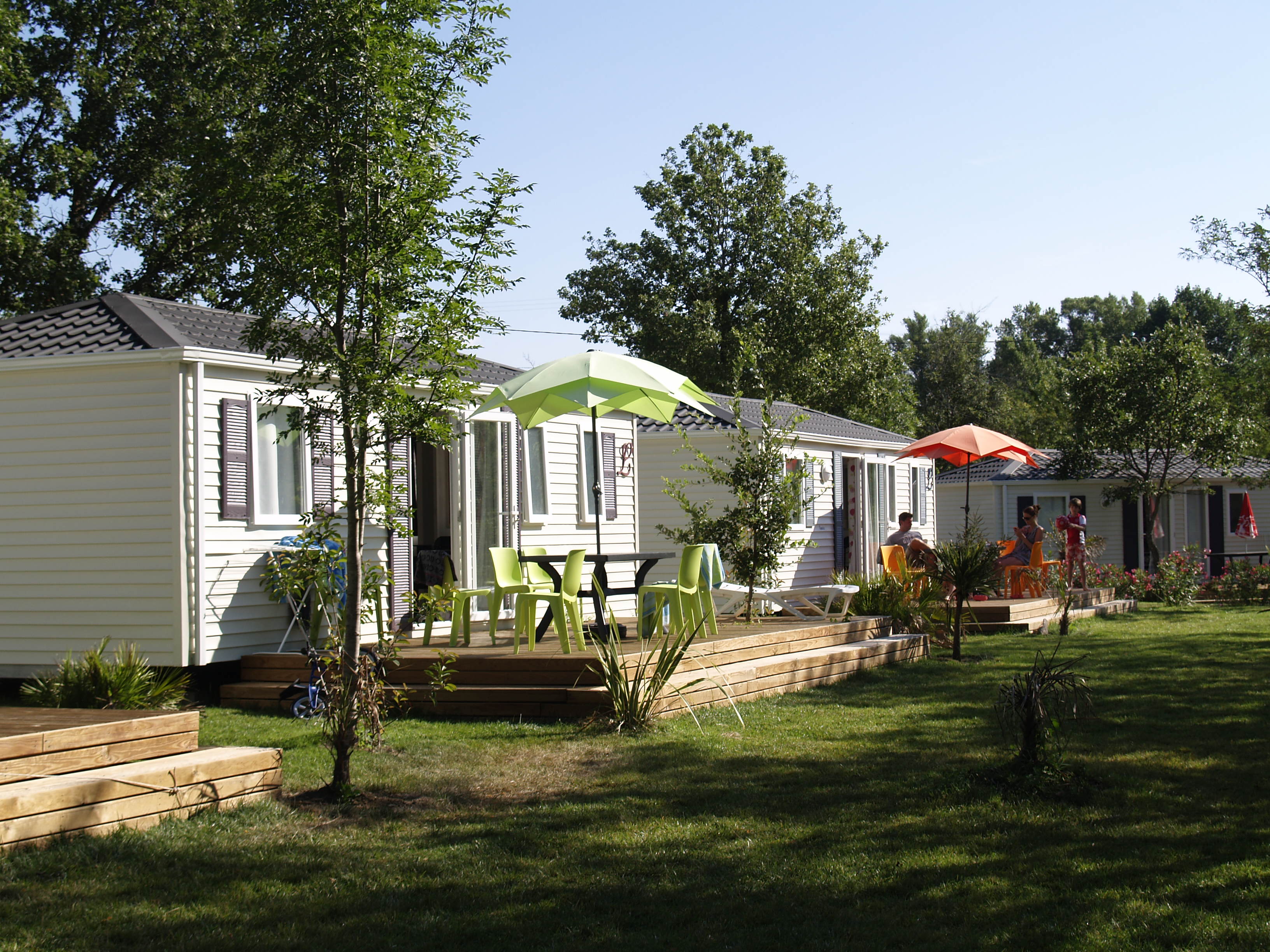 Accommodation - Premium Mobile Home - 3 Bedrooms - 32M² With Bathroom - CAMPING LA DIGUE