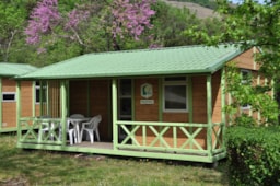 Alojamiento - Chalet N°1 Cottage 37 M² Confort - CAMPING ISERAND CALME et NATURE***