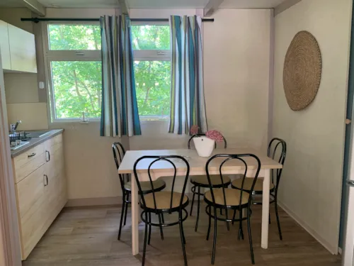 Location - Chalet N°1 Cottage 37 M² Tout Confort Climatisation En Option - image n°2 - CAMPING ISERAND CALME et NATURE***