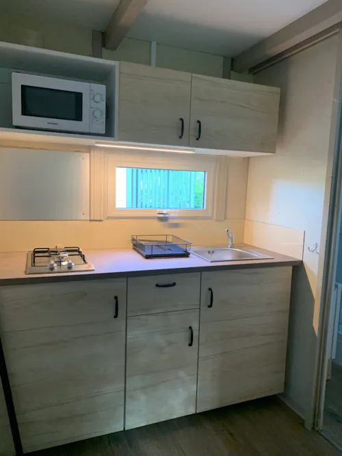 Location - Chalet N°2 Ter Club 33 M2 Tout Confort Avec Tv Climatisation En Option - image n°2 - CAMPING ISERAND CALME et NATURE***