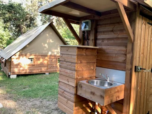Location - Chalet N°6 Lodge 31 M² Semi Confort (V) - image n°6 - CAMPING ISERAND CALME et NATURE***