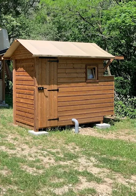 Location - Chalet N°6 Bis Lodge 31 M² Semi Confort - image n°5 - CAMPING ISERAND CALME et NATURE***