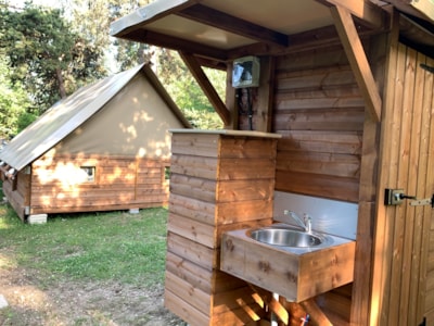 Canvas and timber No. 7 Squirrel 29 m² semi-comfort