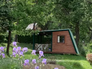 Locatif - Chalet n°9 Camp'nature 20m2 sans sanitaire - CAMPING ISERAND CALME et NATURE***