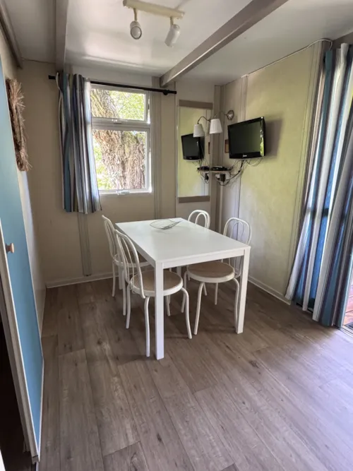 Location - Chalet N°4 Albizia 28 M² Tout Confort Option Tv Climatisation En Option - image n°2 - CAMPING ISERAND CALME et NATURE***