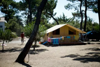 Huuraccommodatie(s) - Toile&Bois Tent Classic Iv - Huttopia Noirmoutier