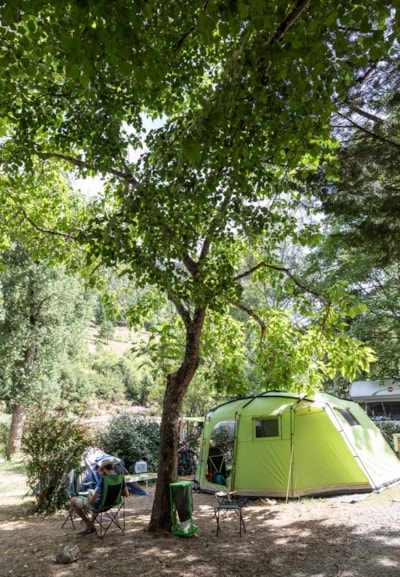 Pitch : tent + electricity  (no car access)
