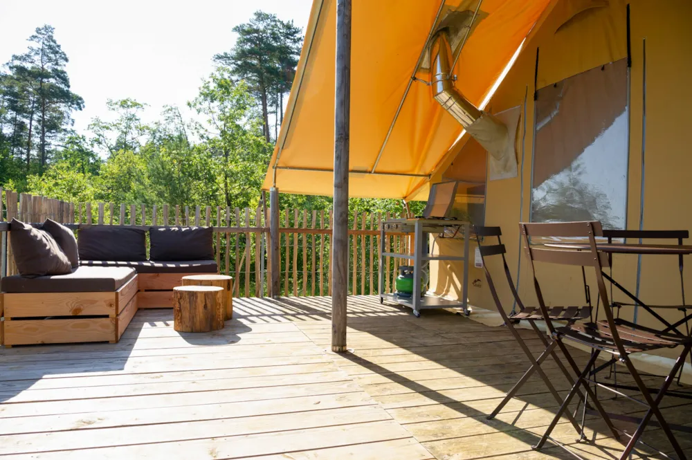 Location - Tente Trappeur - Huttopia Lac de Rillé