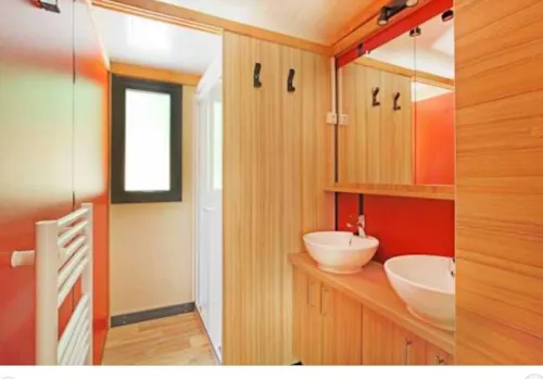 Huuraccommodatie(s) - Chalet Ottawa - image n°8 - Camping de Lyon