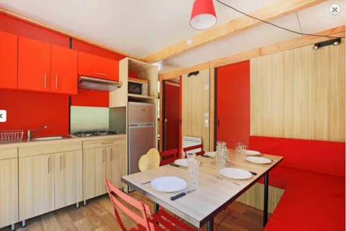 Huuraccommodatie(s) - Chalet Ottawa - image n°5 - Camping de Lyon