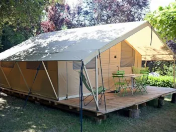 Mietunterkunft - Nature Zelt – 2 Schlafzimmer (Ohne Sanitäranlagen) - Camping Les Routes de Provence